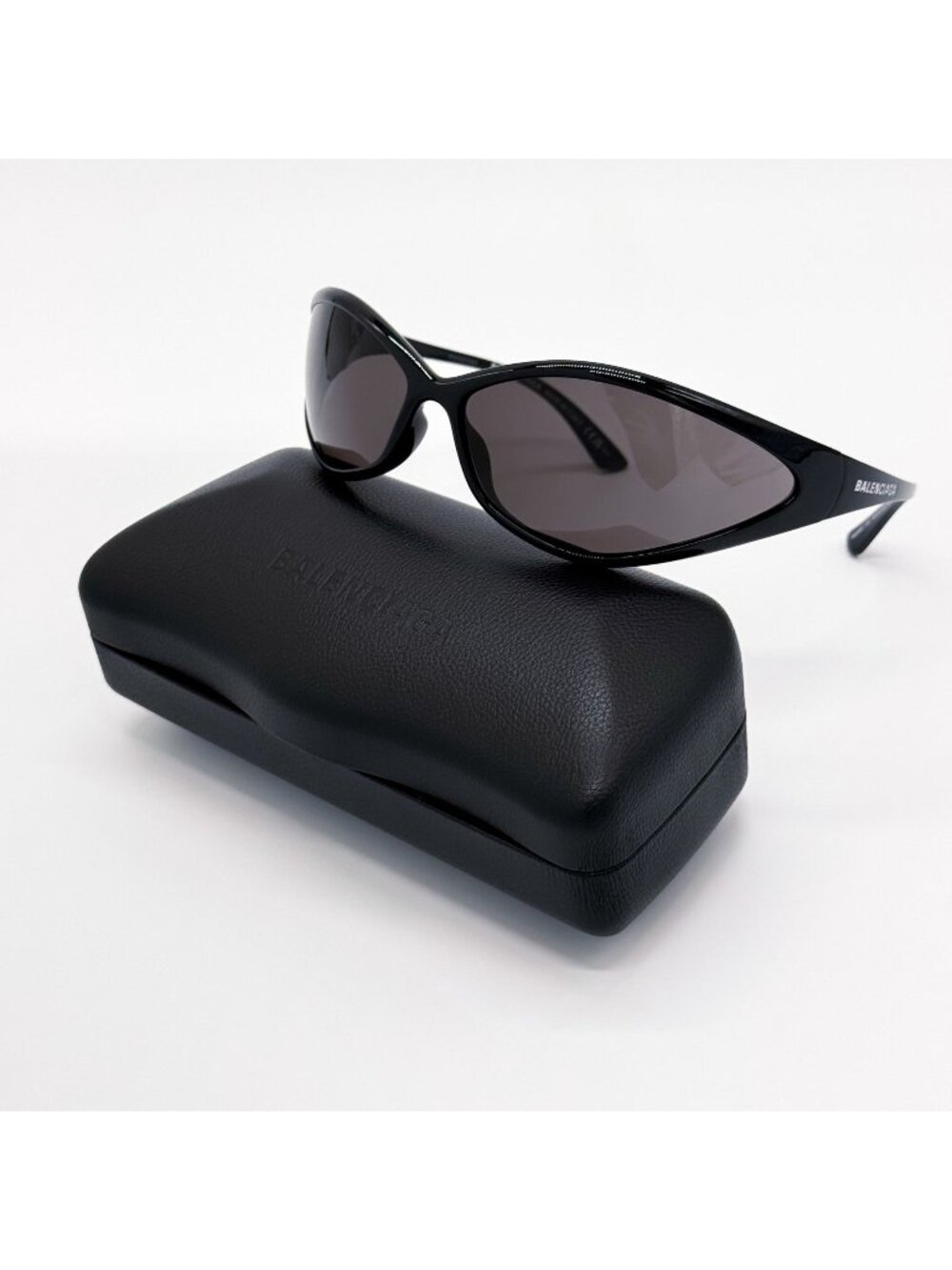 NEW BALENCIAGA BB0285S 001 SUNGLASSES BLACK UNISEX EYEWEAR BALENCIAGA - Picture 2 of 10